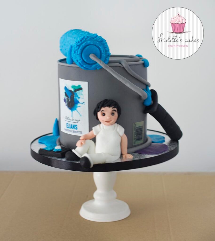 Paint pot cake2 - Friddle's Cakes