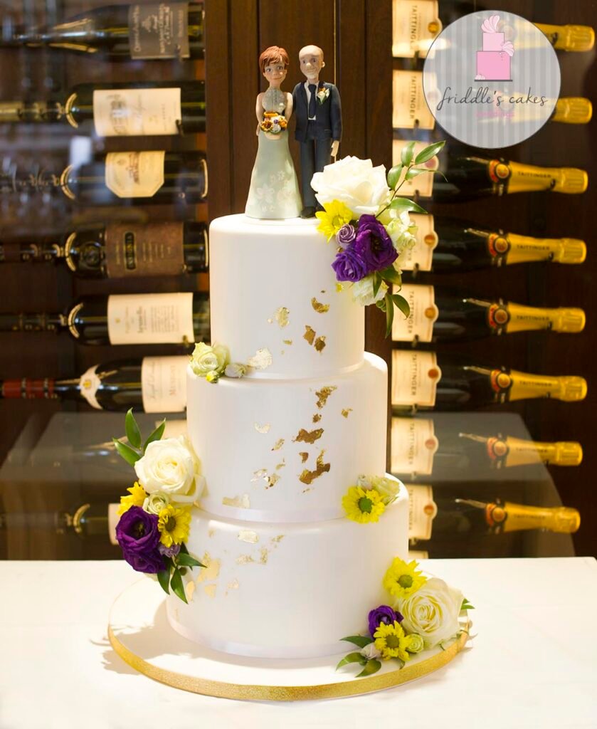 Celeste wedding cake - Friddle's Cakes