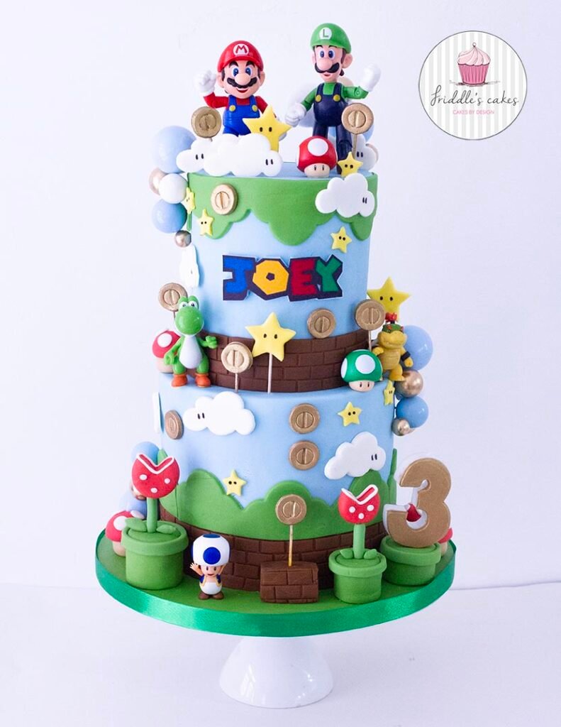 Super Mario cake9 2024 - Friddle's Cakes